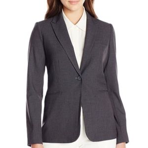 Calvin Klein Single Button Suit Jacket Blazer 6P